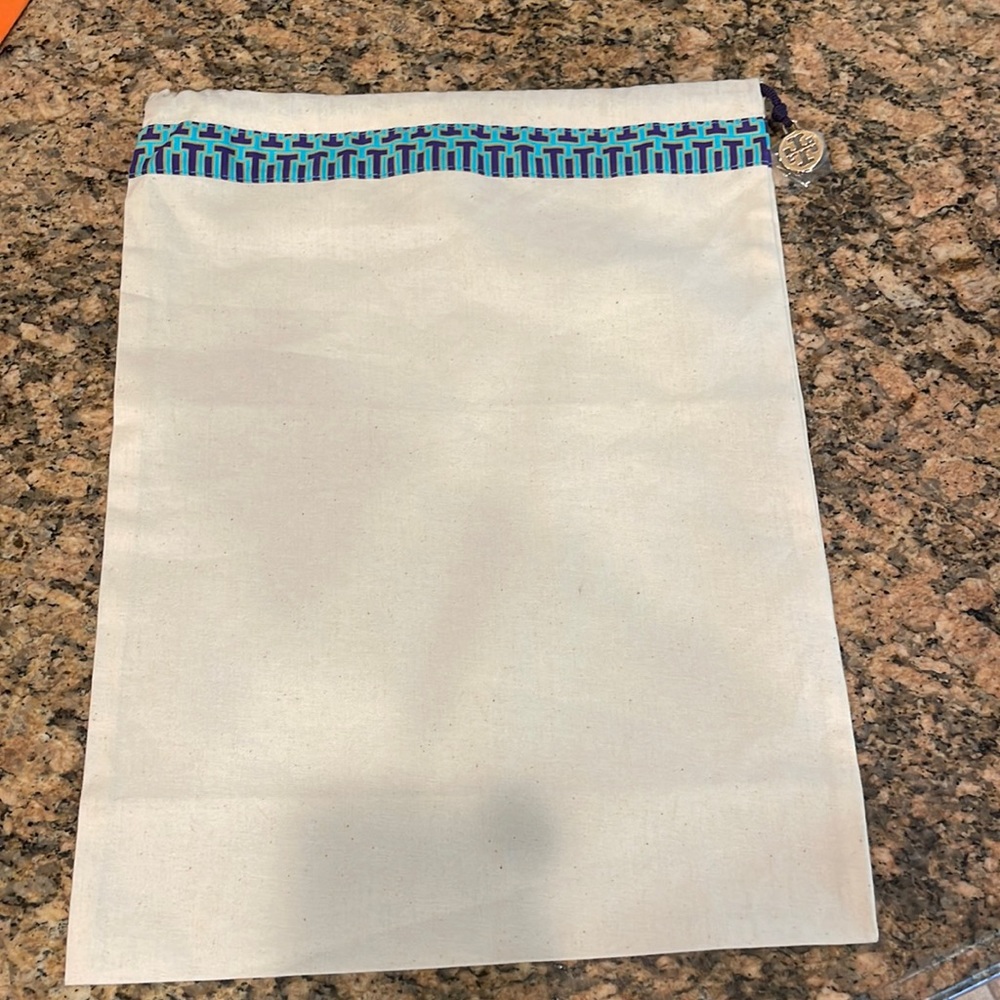 Tory Burch Logo Signature Drawstring Dust Bag